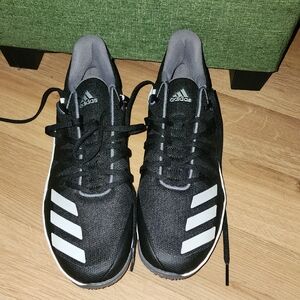 Adidas Black and White Athletic Shoes